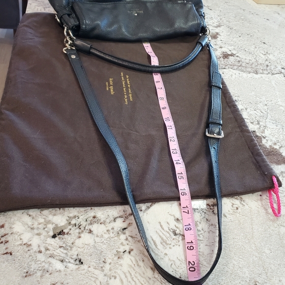 Kate Spade Black Pebbled Leather Cobble Hill Little Minka Bag - Picture 4 of 17